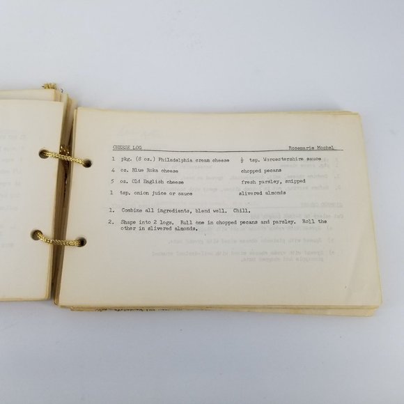 Vint Cooking Around The Square Second Time Around Recipe Cookbook Group Handmade - Picture 5 of 10